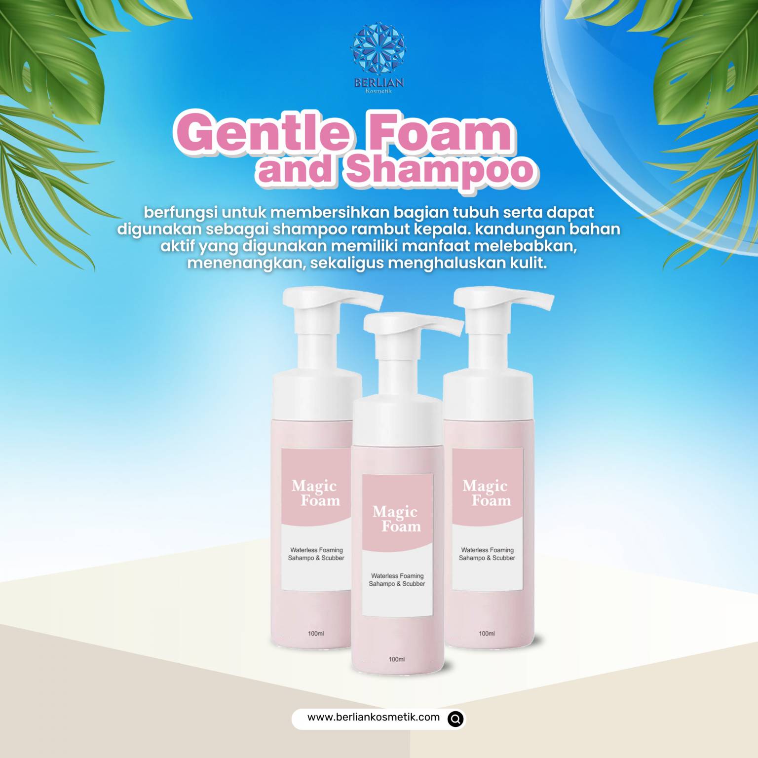 Gentle Foam and Shampoo